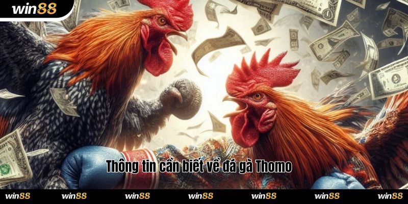 Thông tin cần biết về đá gà Thomo 